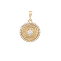 Pandantiv Helios, medalion placat cu aur