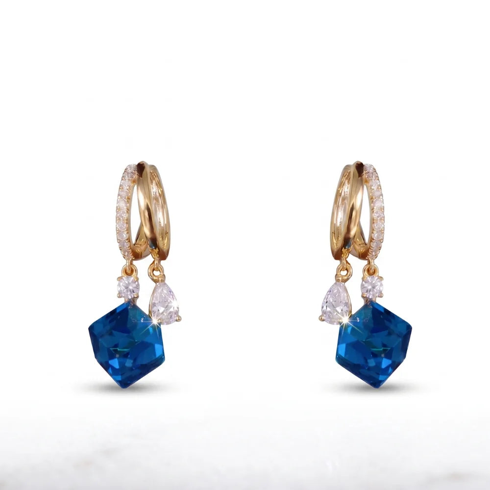 Cercei Blue Cristal