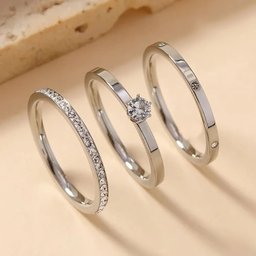 Inel Silver Trio