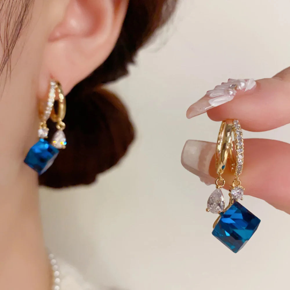 Cercei Blue Cristal