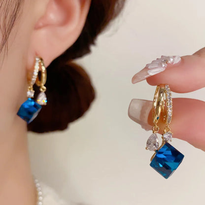 Cercei Blue Cristal