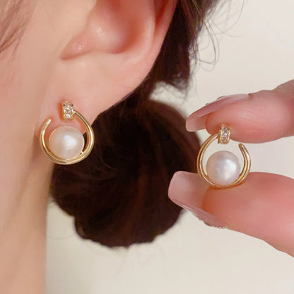 Cercei Round Pearl