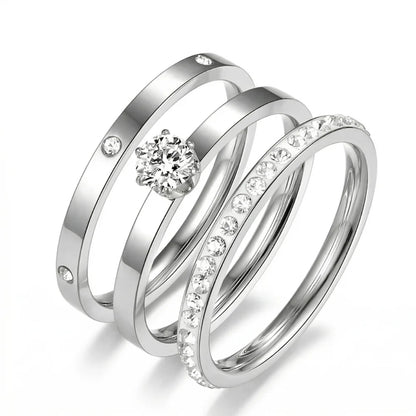 Inel Silver Trio