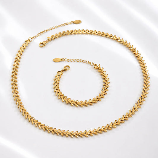 Set Golden Leaf