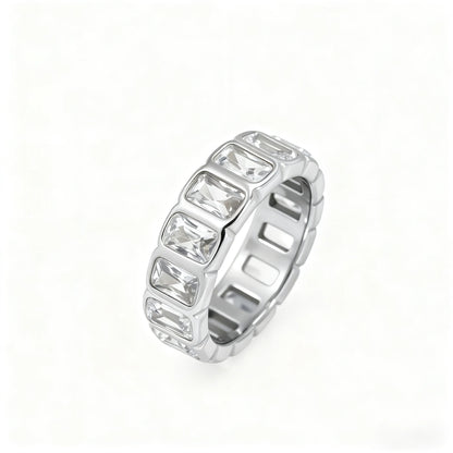 Inel Crystal Ice Silver