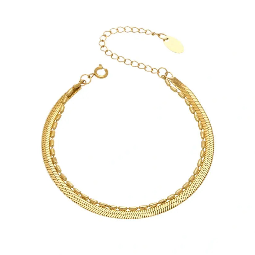 Bratara Snake Gold