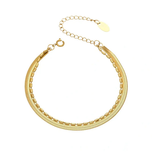 Bratara Snake Gold