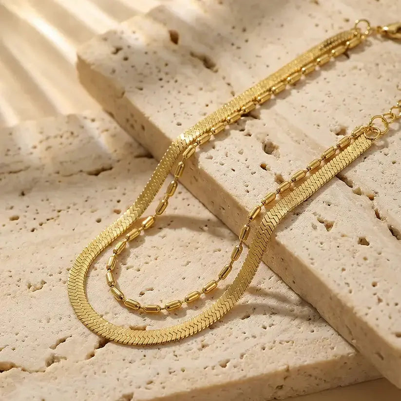 Bratara Snake Gold