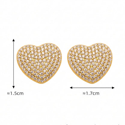 Cercei Crystal Heart