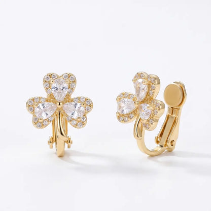 Cercei Clips Floare