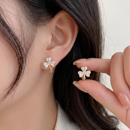 Cercei Clips Floare