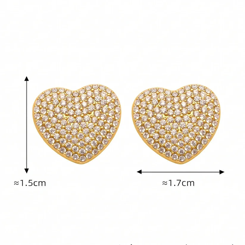 Cercei Crystal Heart