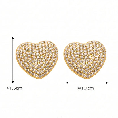 Cercei Crystal Heart