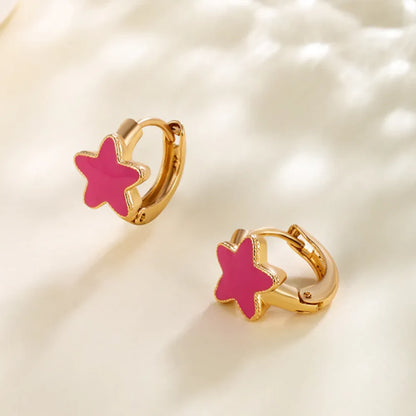 Cercei Little Star Fucsia