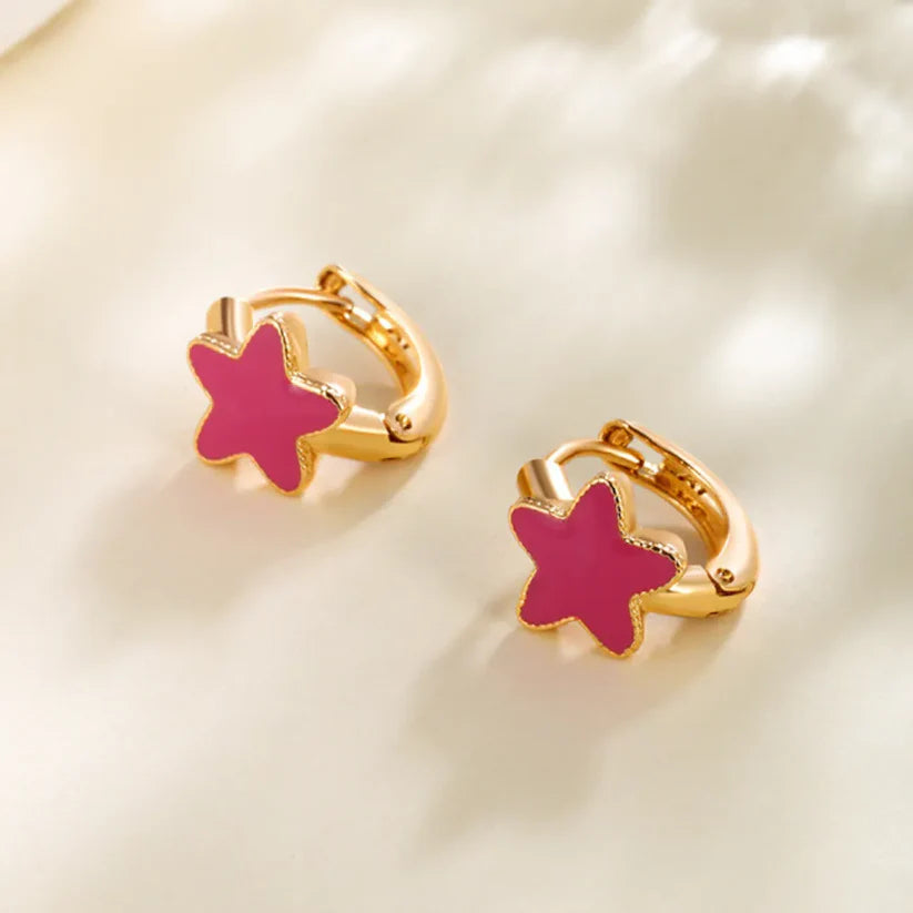 Cercei Little Star Fucsia