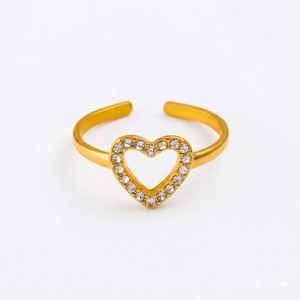 Inel Golden Heart
