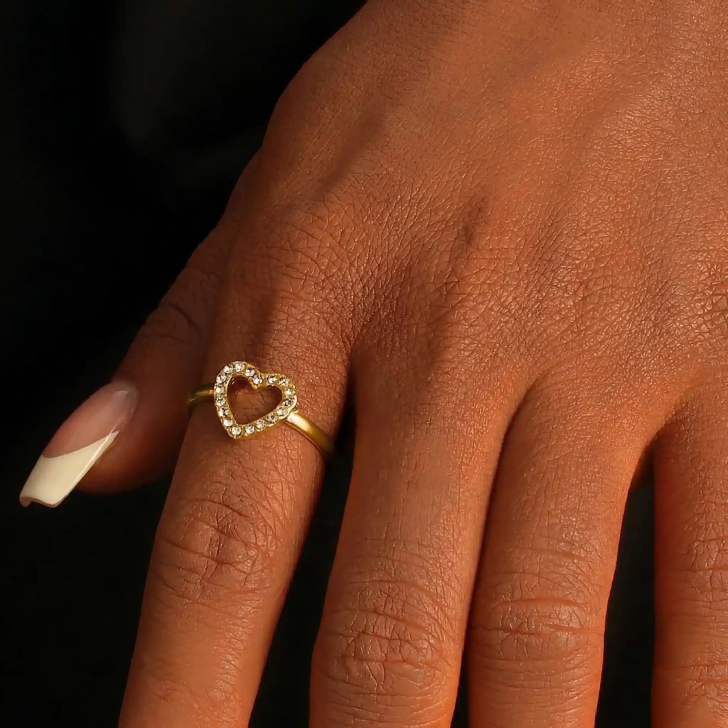 Inel Golden Heart
