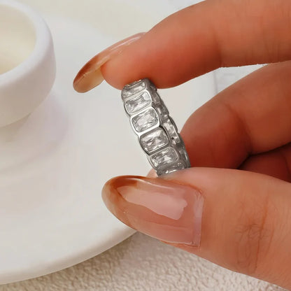 Inel Crystal Ice Silver