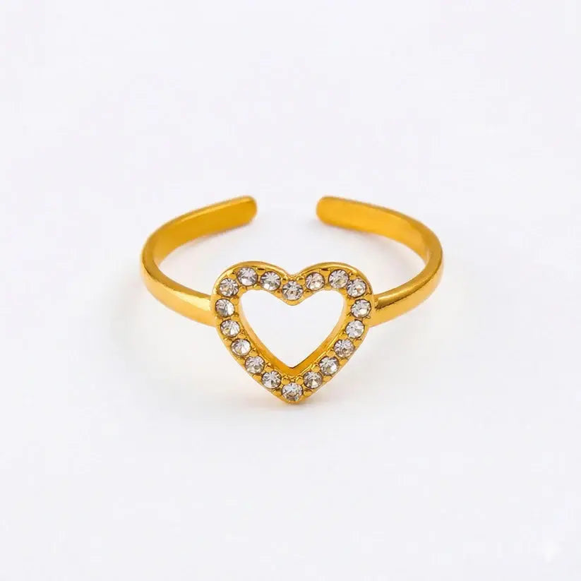 Inel Golden Heart