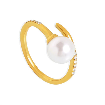 Inel Golden Pearl