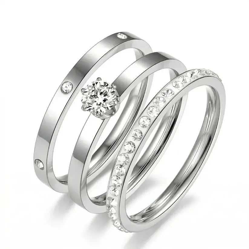 Inel Silver Trio