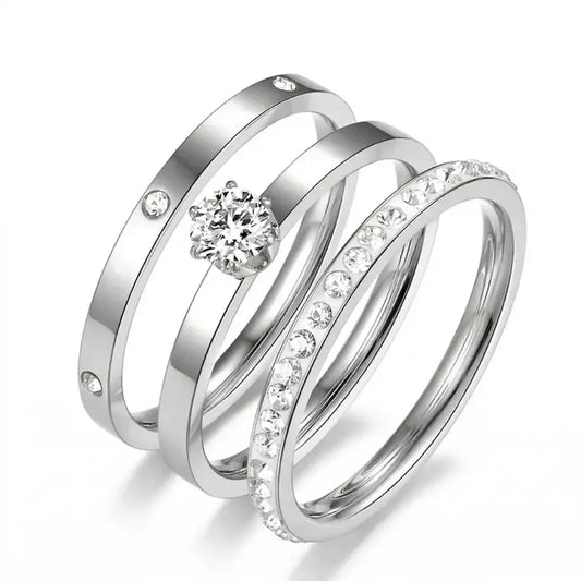 Inel Silver Trio