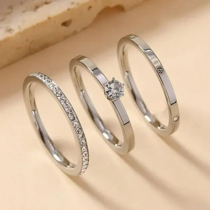 Inel Silver Trio