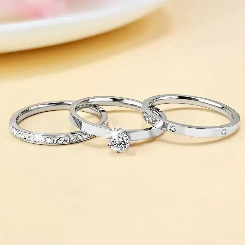 Inel Silver Trio