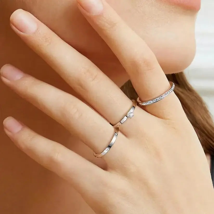 Inel Silver Trio