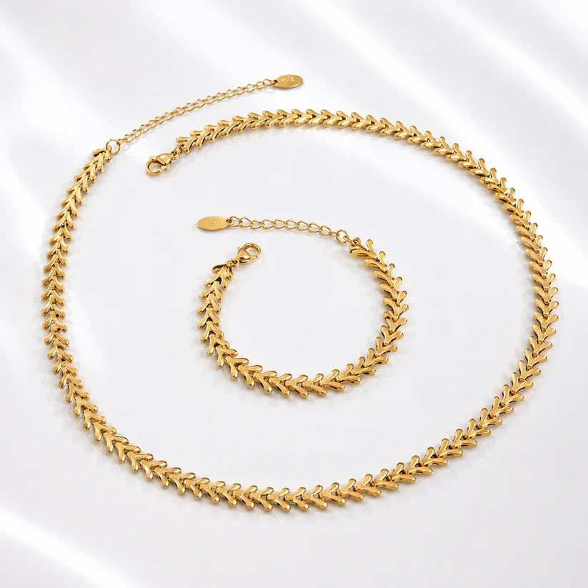 Set Golden Leaf