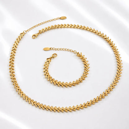 Set Golden Leaf